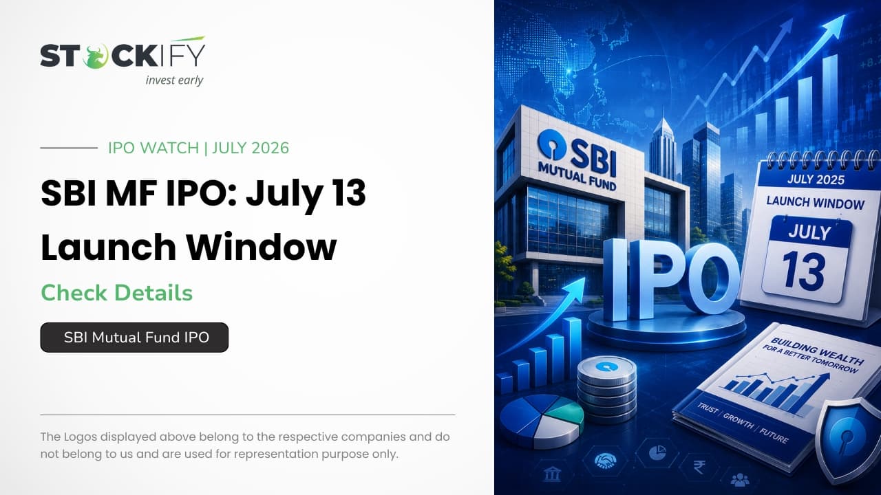 SBI MF IPO Launch July 13