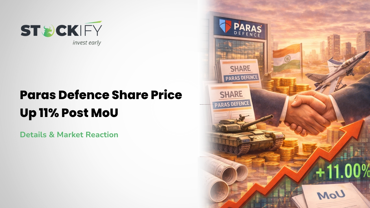 Paras Defence Share Price Soars 11% After MoU with Korea's Green Optics