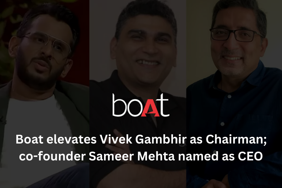 boAt Appoints Vivek Gambhir as Chairman, Mehta as CEO