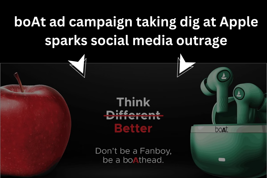 BoAt ad campaign taking a dig at Apple sparks social media outrage