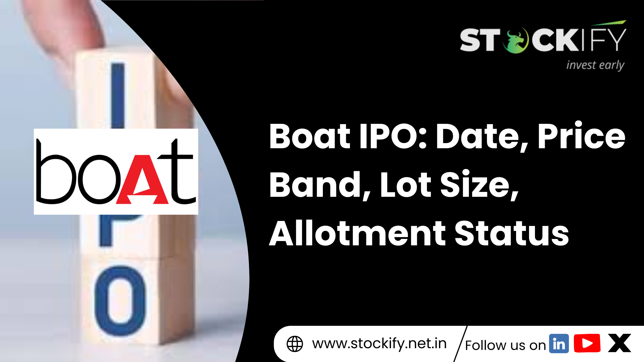 BoAt IPO Details – Open Date, Price Band, GMP